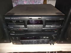 kenwood Stereo Amplifier with Stereo Cassette Deck