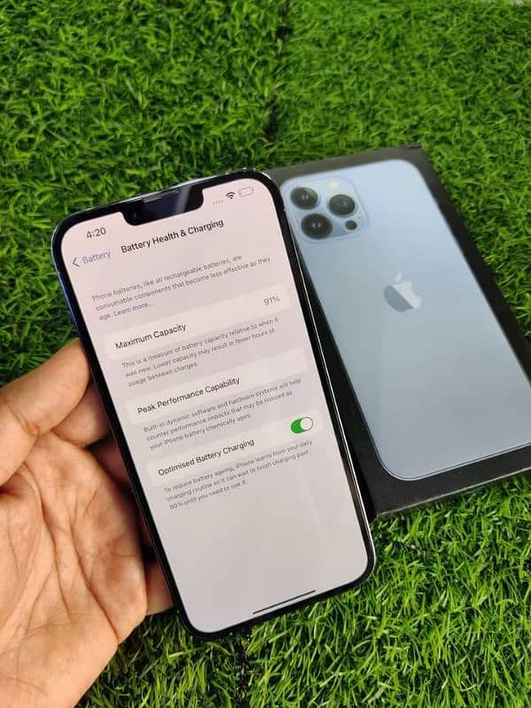 iPhone 13 pro max 256gb non PTA same time 4 month 2