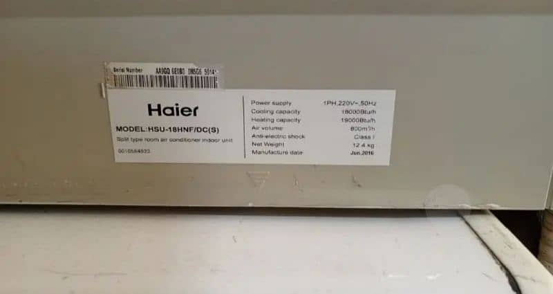 1.5 ton Haier Dc inverter AC compressor fault 1