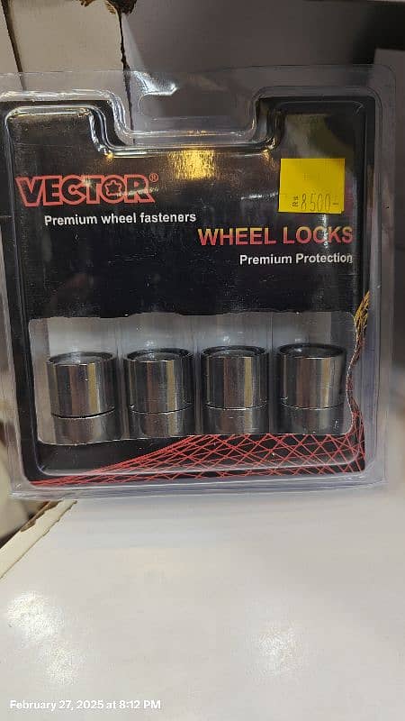 Anti theft wheel nut locks - unique L key design - 0