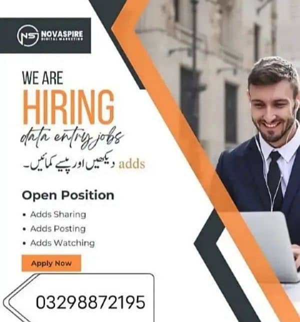 online jobs/full time/part time/simple typing jobs for boys and girls 0