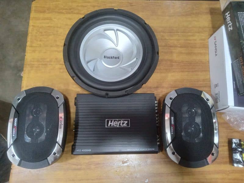 woofer speakers amplifier sound system 2