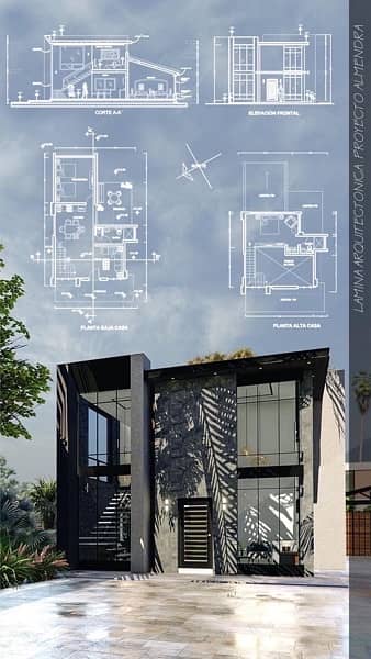 DHA 2D/3D Architectural Planning and drawings 8