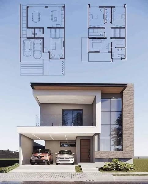 DHA 2D/3D Architectural Planning and drawings 9