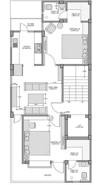 DHA 2D/3D Architectural Planning and drawings 11