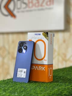 Techno Spark 10 Pro 8/256 With Box and Charger