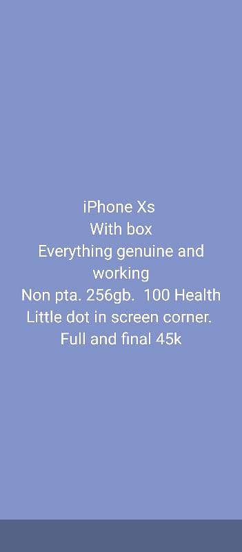 Apple xs 3