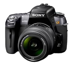 Sony A550 DSLR Camera for Sale – Great Condition, Includes Accessories