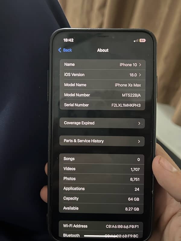 iphone xs max 64 Gb non pta 6