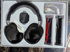 P9 + Ultra 2+7 Strap Smart Watch 7 in 1 Best Headphones