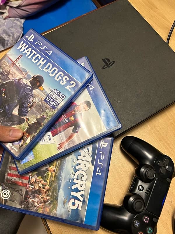 Ps4 Slim 1tb Sealed with 3 games 2