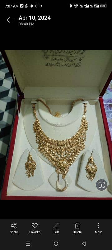 Gold sets for sale 1