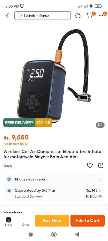 Wireless Chargeable Car Tire Inflator 5