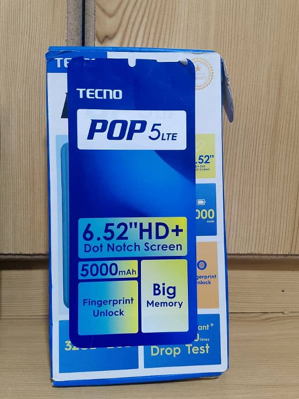 Techno pop 5 lite with box 1