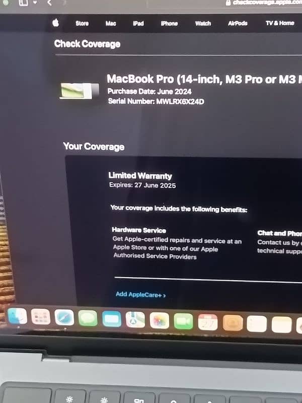 BOX OPEN MACBOOK PRO M3 14 INCH 18GB 512GB 11 CPU 14 GPU 44 CYCLE USED 7