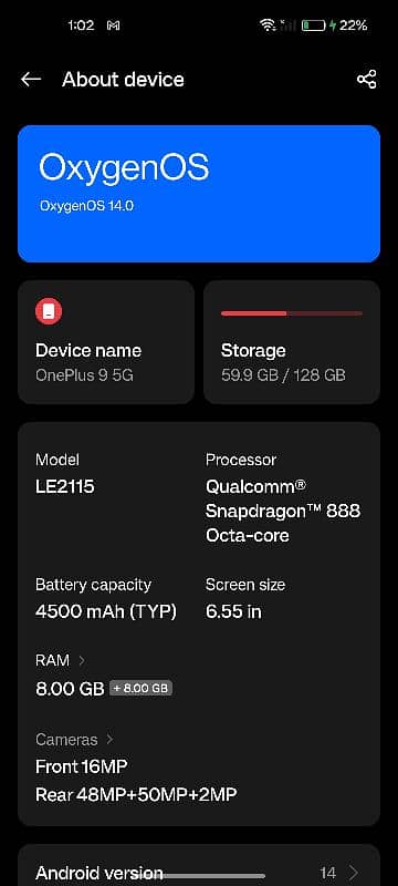 OnePlus 9 (Exchange Possible With IphoneX approve se lekar upar ke ip) 5