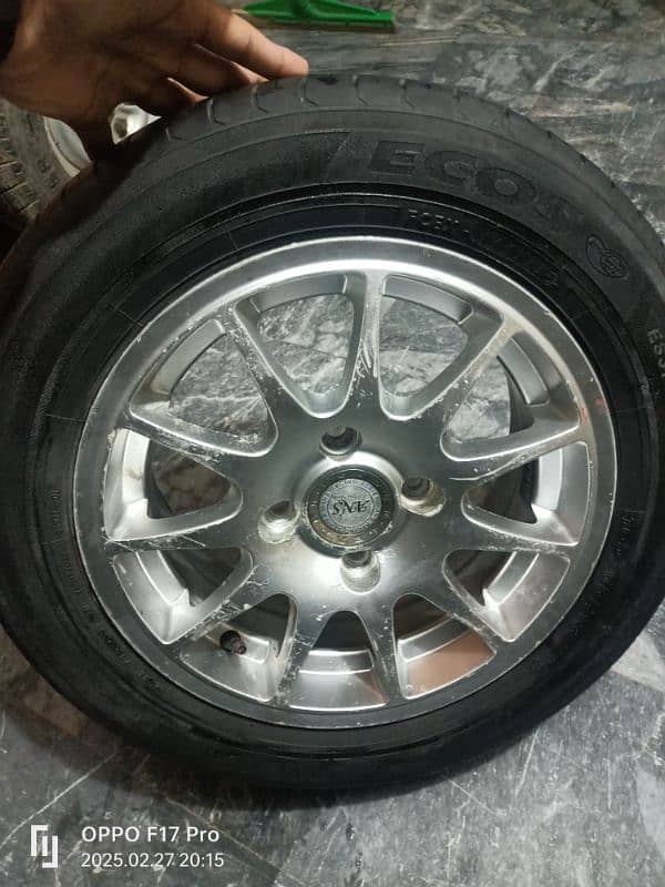 Yokohama tyer with rim 13 inch 2