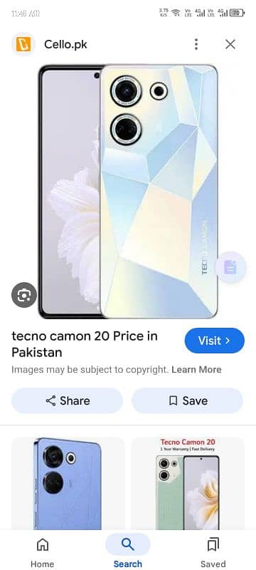 tecno camon 20 display finger 3