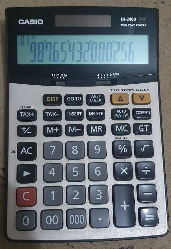 Casio Calculator DJ-240D 0