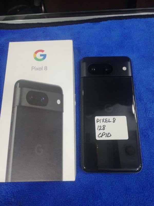 Google pixel 8 Black 128 gb pta 0