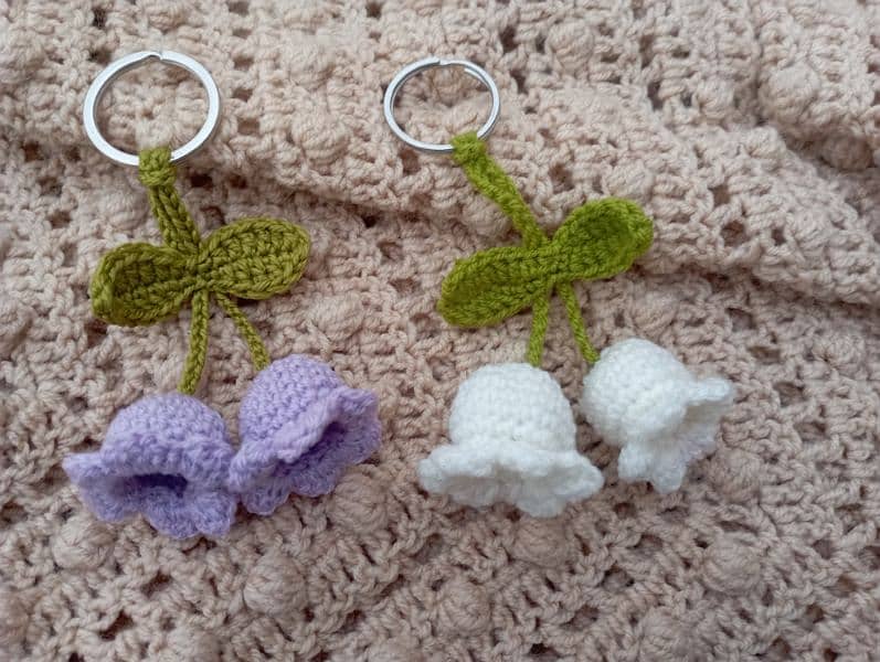 handmade crochet keychain 1