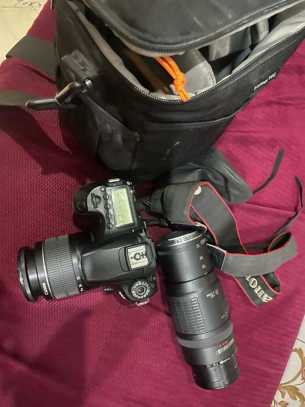 CANON 60D CAMERA WITH 2 LENS 3