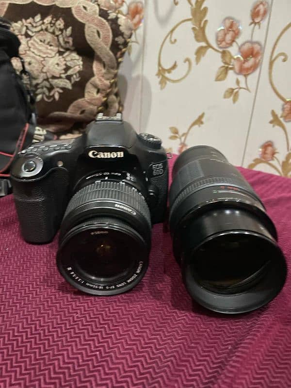 CANON 60D CAMERA WITH 2 LENS 4