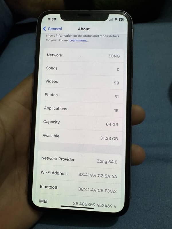 Iphone x 64 GB PTA Approved 4