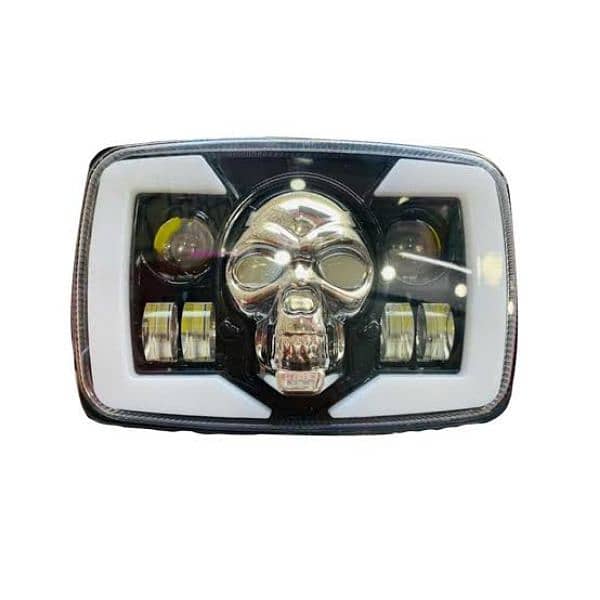 skull led headlights for bikes 1