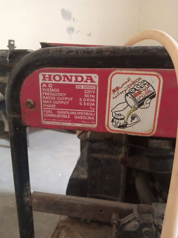 Honda 6.5 KV Generator 2