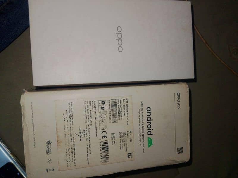 OPPO a16 ram 4 rom 64 condition 10/10 5