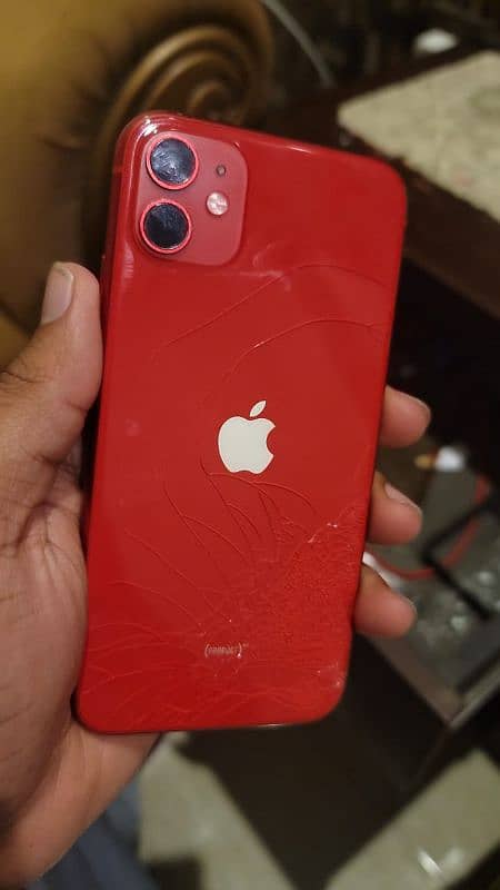 iphone 11 non pta back demage baqi all ok (03298476498) 0