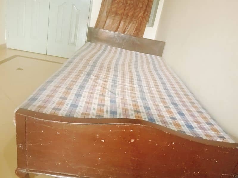 Two single bed for sale with mattress 1