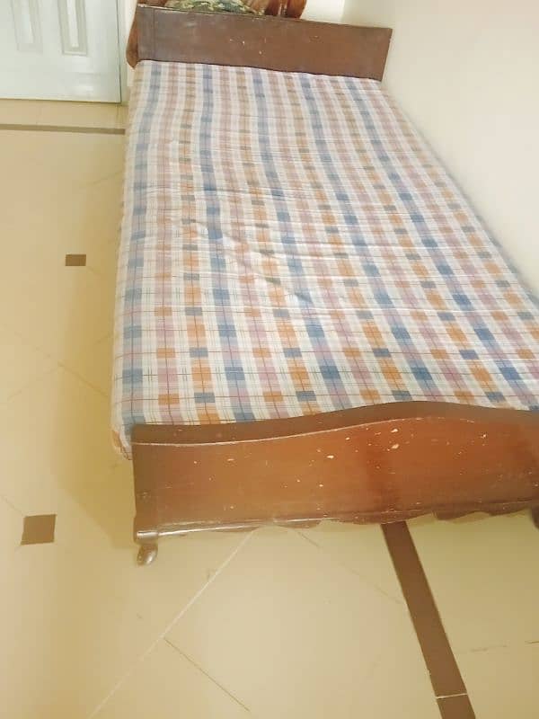 Two single bed for sale with mattress 3