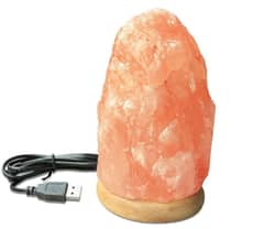 Natural Salt Candle size Lamp(03130741278) USB Base rainbow colours.