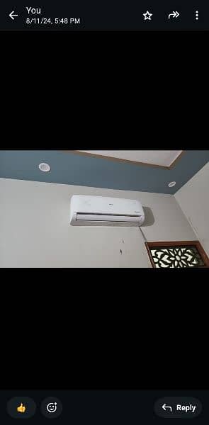 haier 1 ton inverter 12lfc. 2 split ac for sale almost new less used 1