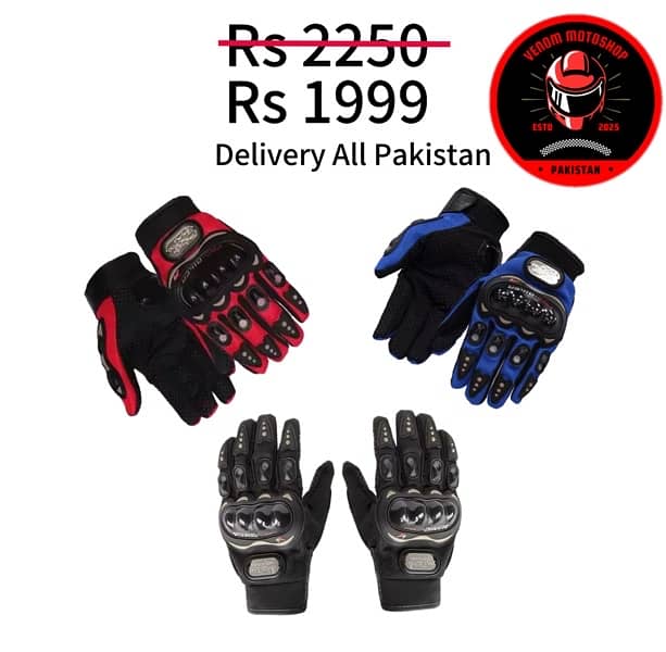 Pro Biker Riding Gloves 1