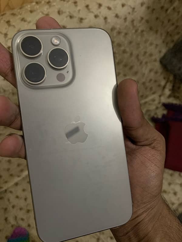 Iphone 15 pro max Natural Titanium JV Non PTA Condition 10/10 BH90% 0