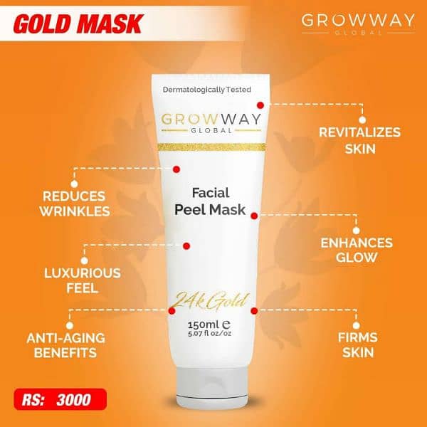 Grow Way Facial kit / 24K Gold Facial kit 10