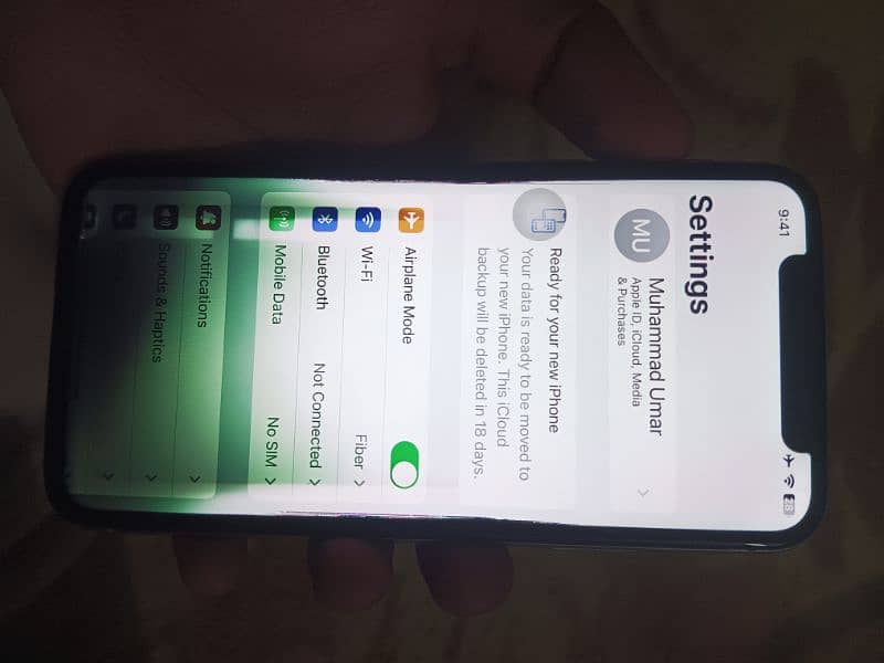 Iphone X non pta 64 GB battery health 100 back panel damage 8