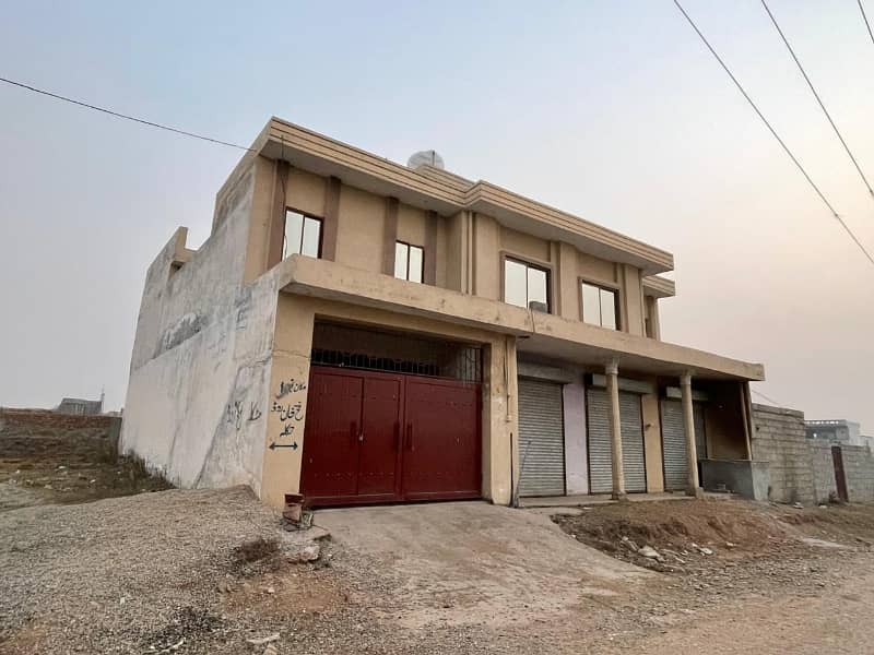 double story 3 Shops 5 bedrooms For Sale Gulshan e Sehat 1