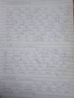 Handwriting Assignment Work