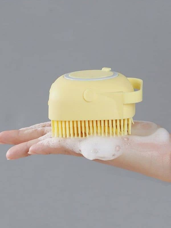 Soft silicone bath brush 0