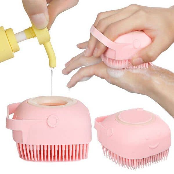 Soft silicone bath brush 4