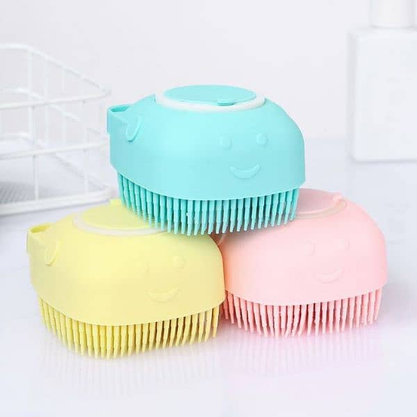 Soft silicone bath brush 6