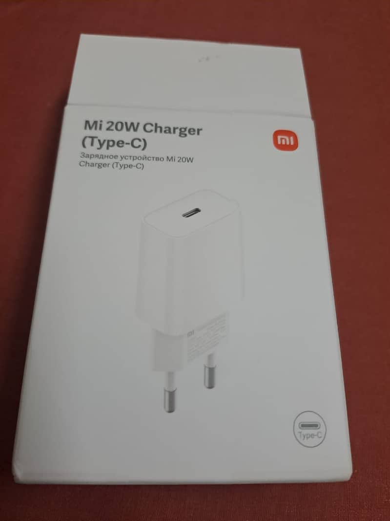 mi 20w type c charger boxed opened 4