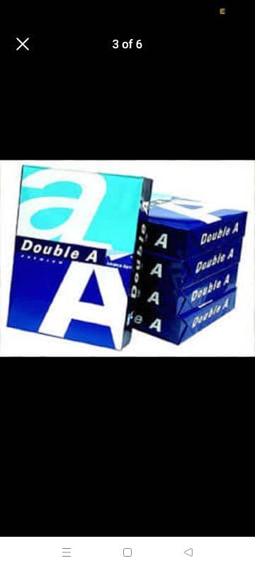 Double A copy paper 10