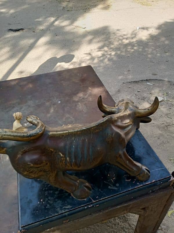 antique bull 2