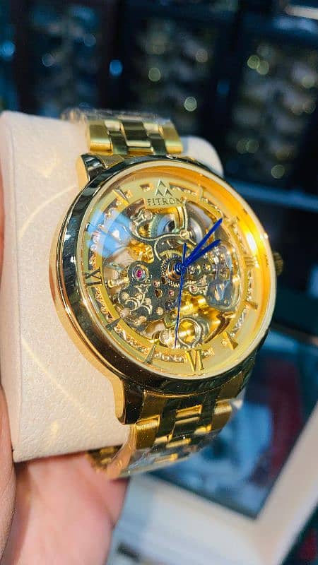 Fitron automatic skeleton watches 7