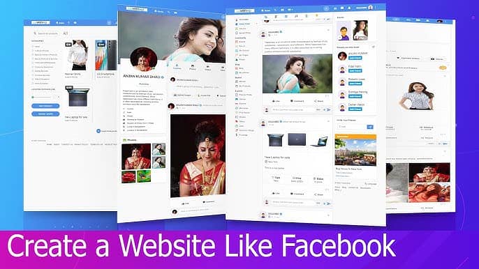 Build Your Own Facebook website Social Network 0